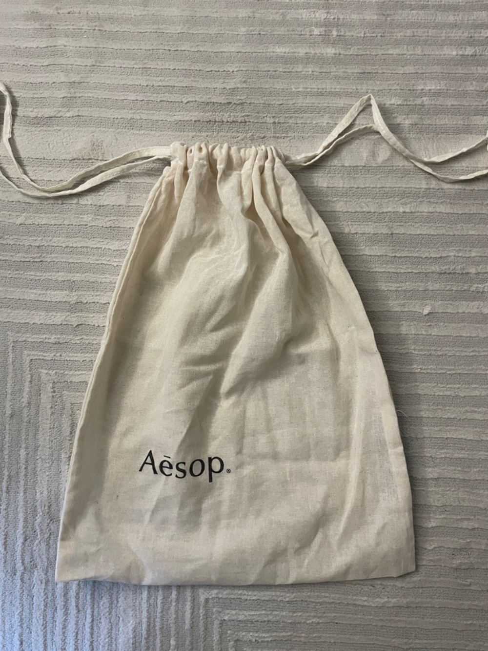 NWOT Aesop Cream Storage Bag